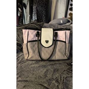 Betsey Johnson Weekender Duffle baby diaper travel bag luggage